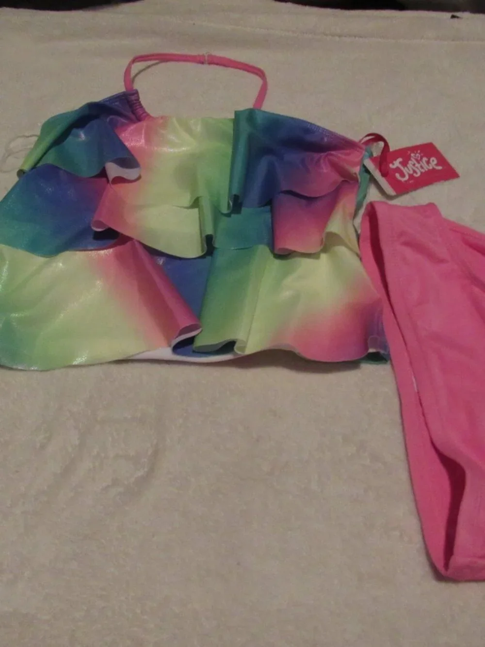 Justice Mult Color Tankini Size Medium, Large, & XL NWT
